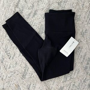 NWT- Athleta Black Ribbed Leggings
